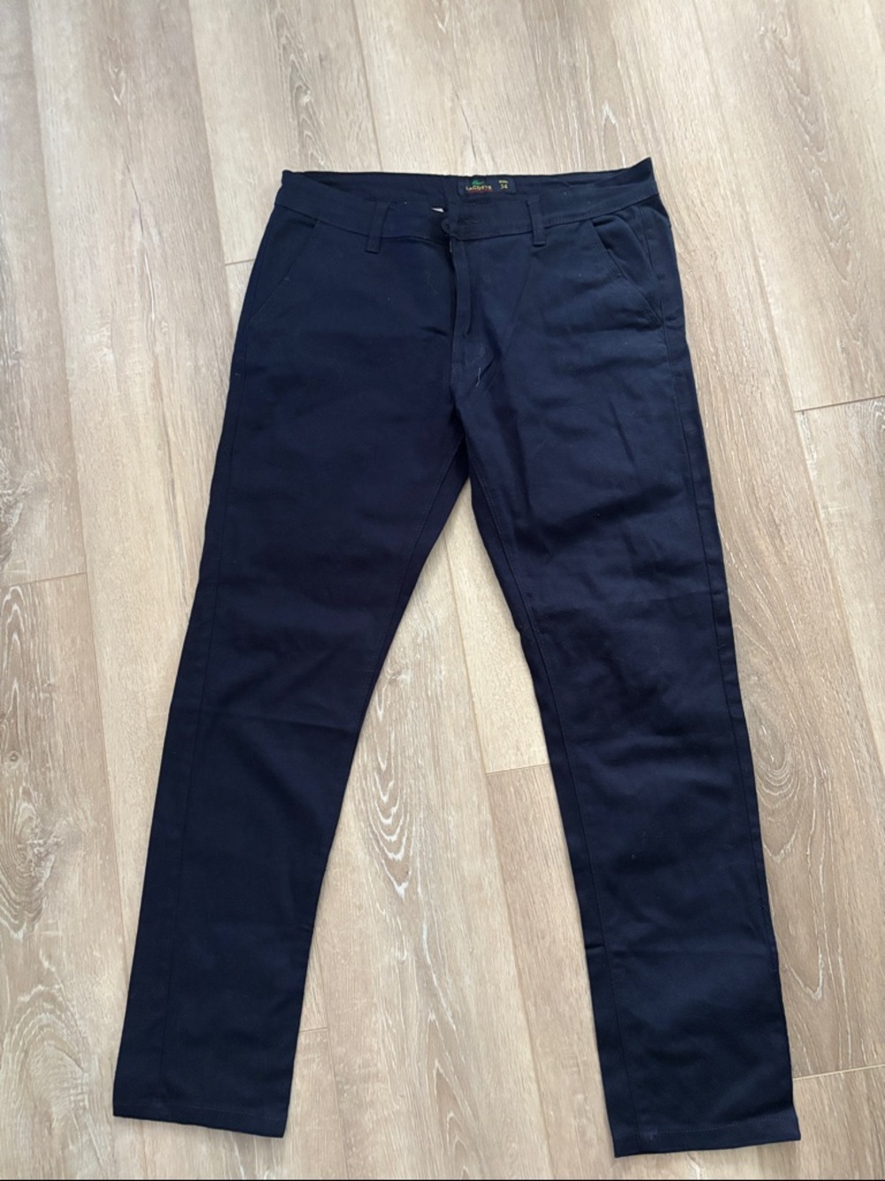 Lacoste Dark Blue Casual Chinos length 28 inches
